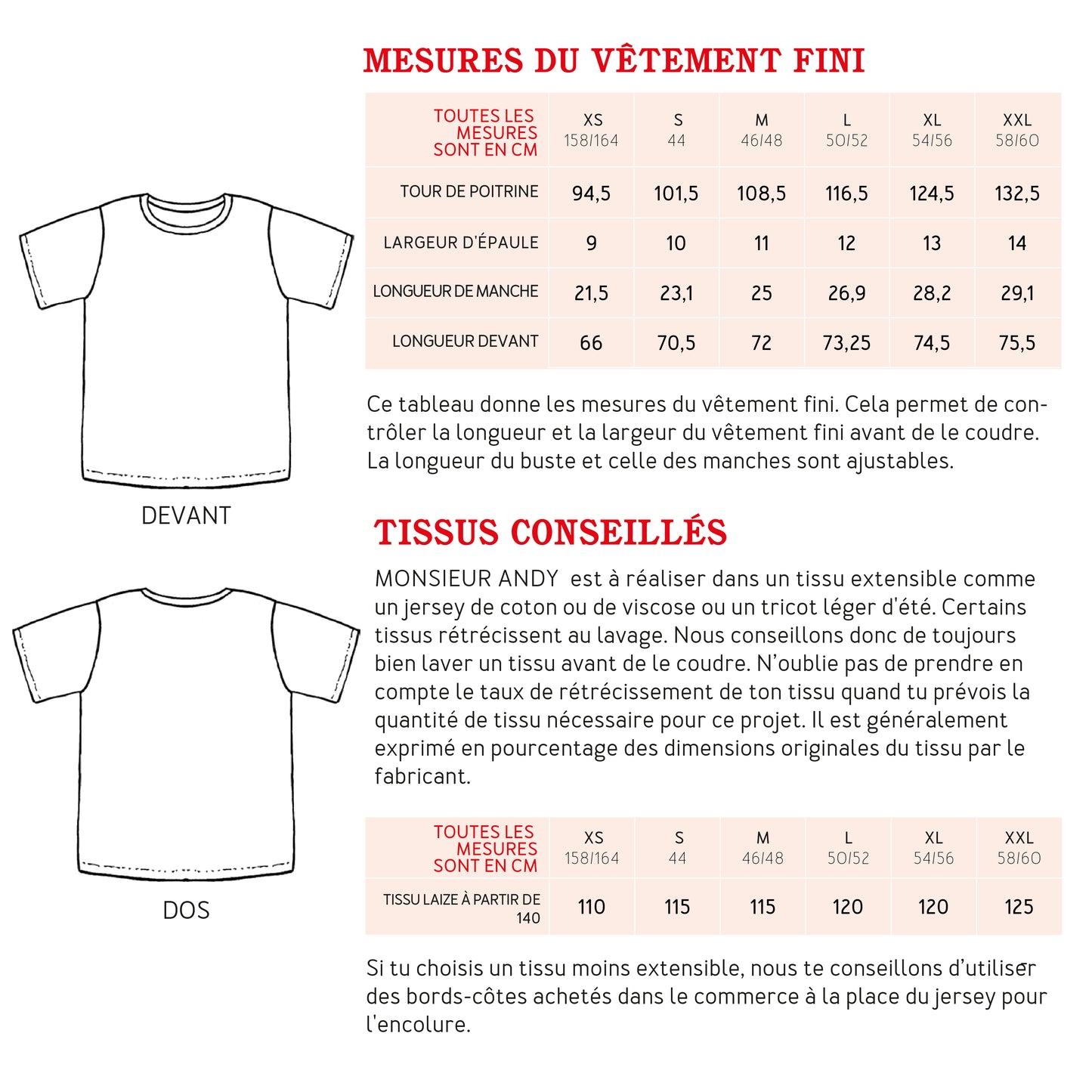 T-Shirt Monsieur ANDY