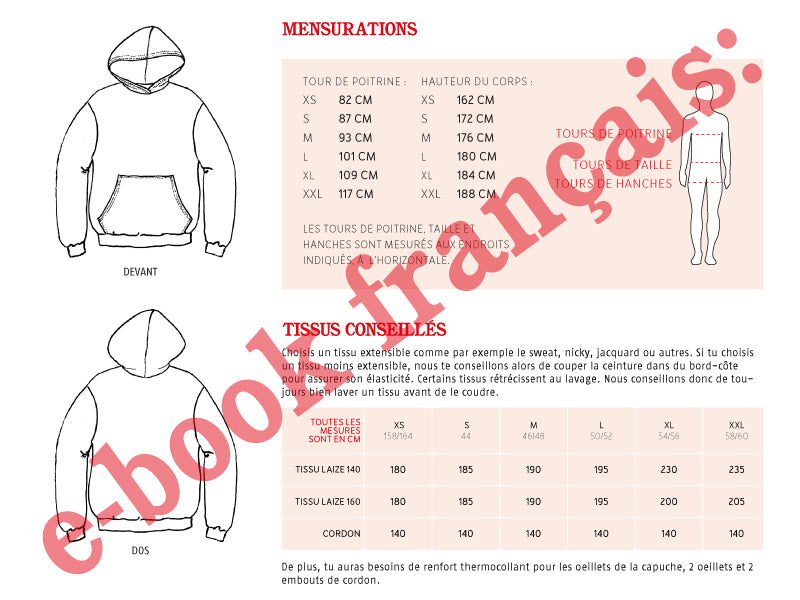 Sweat oversize à capuche Monsieur JONA