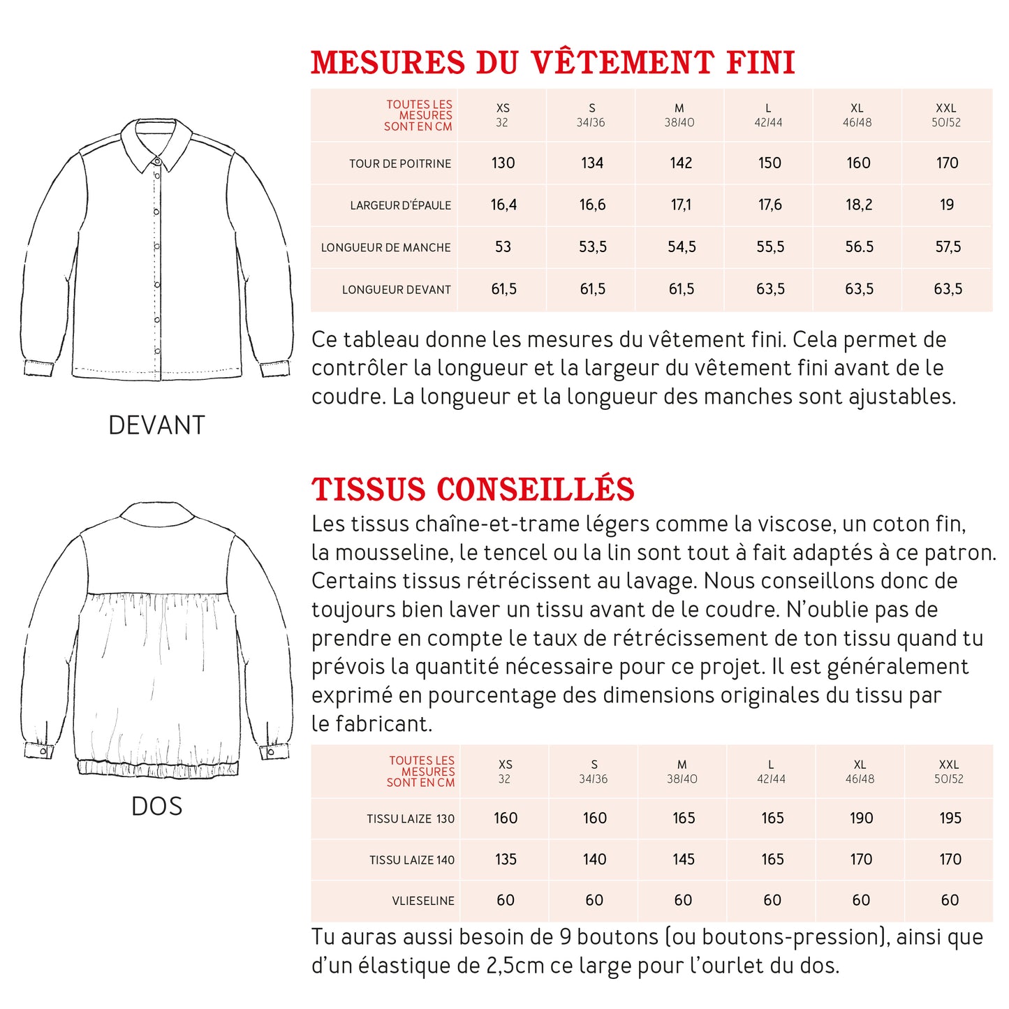 Chemise Madame RUTH