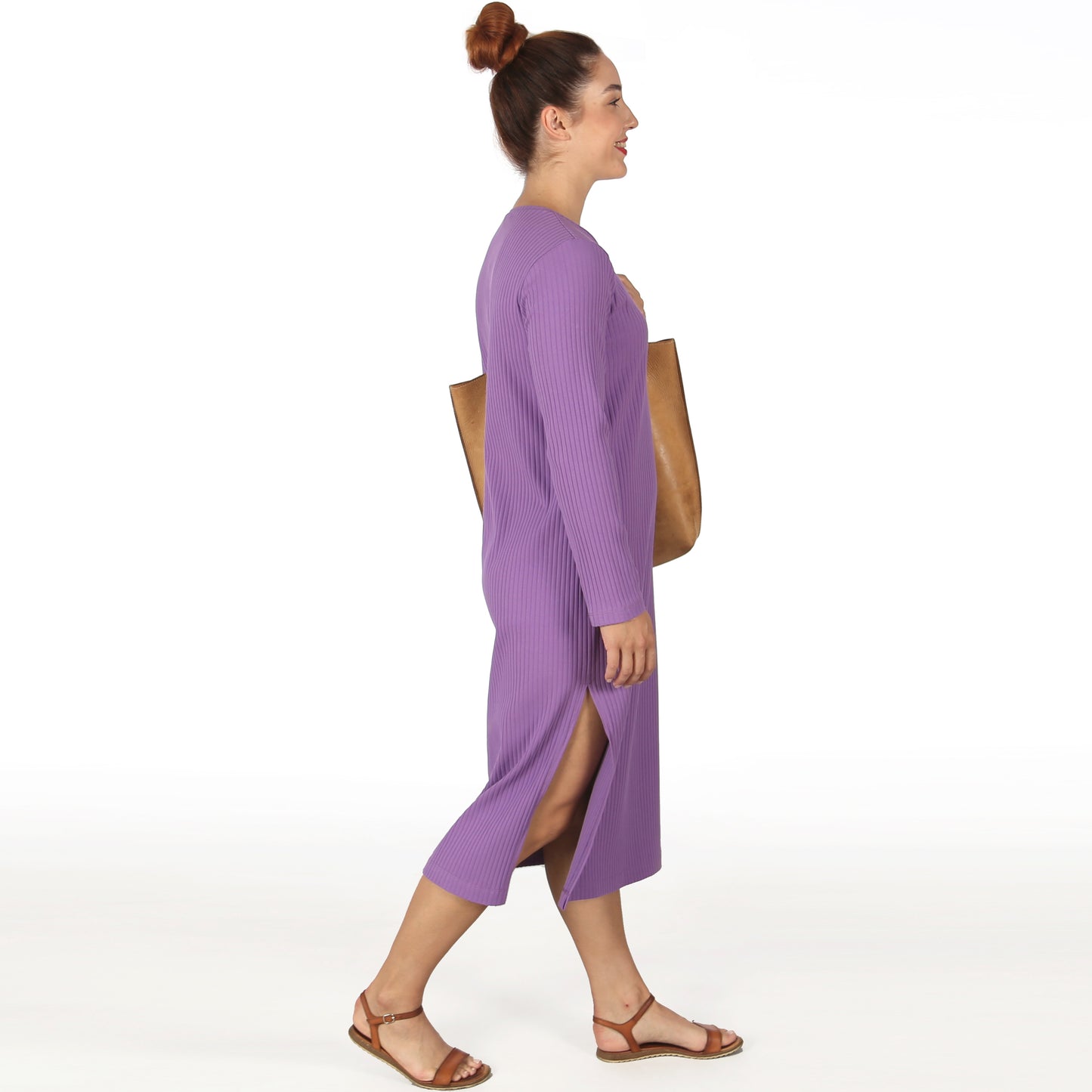 Robe Droite fendue Madame NORA