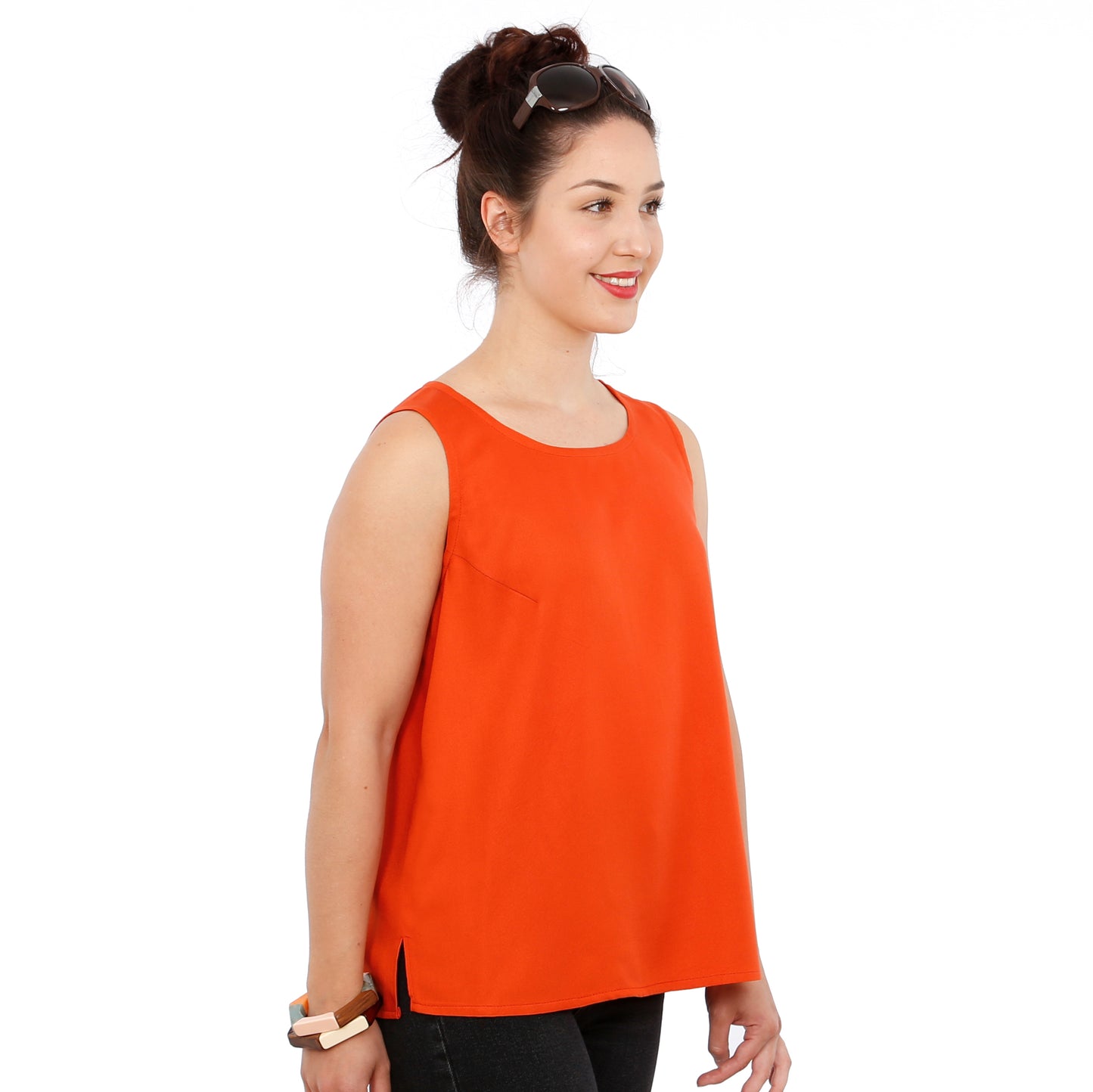 Top avec pinces du poitrine Madame MERLE