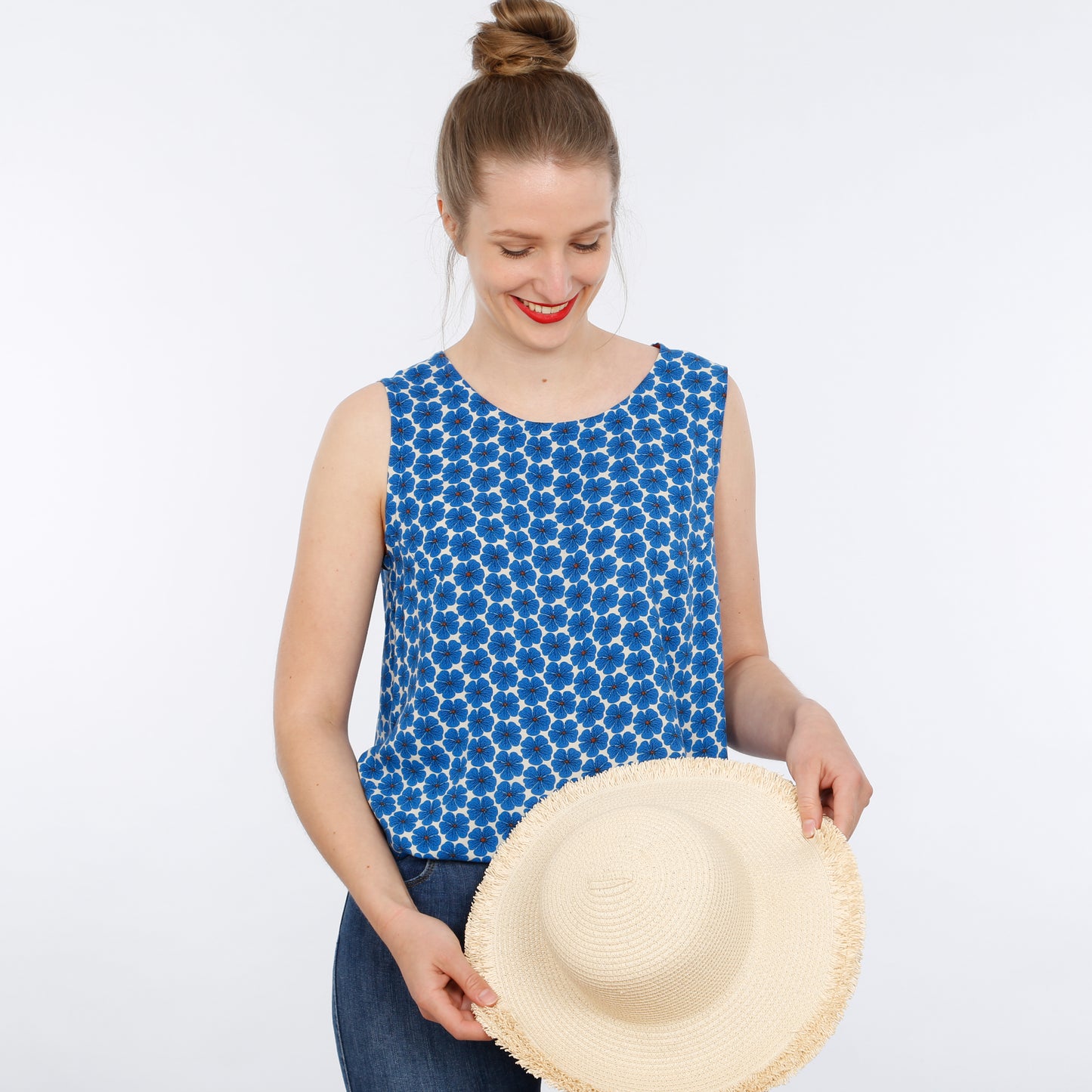 Top avec pinces du poitrine Madame MERLE