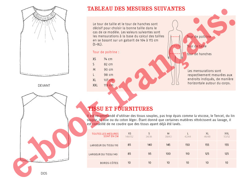 Haut sans manche Madame ENYA