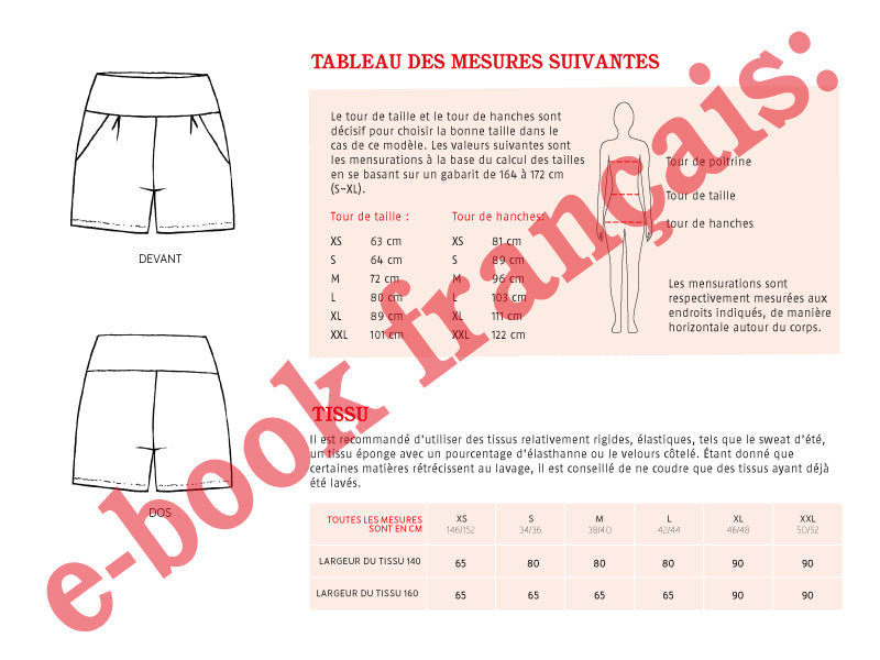 Short confortable Madame GESA