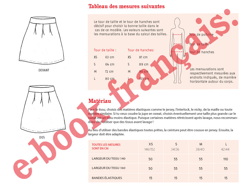 Jupe en jersey Madame ANTJE