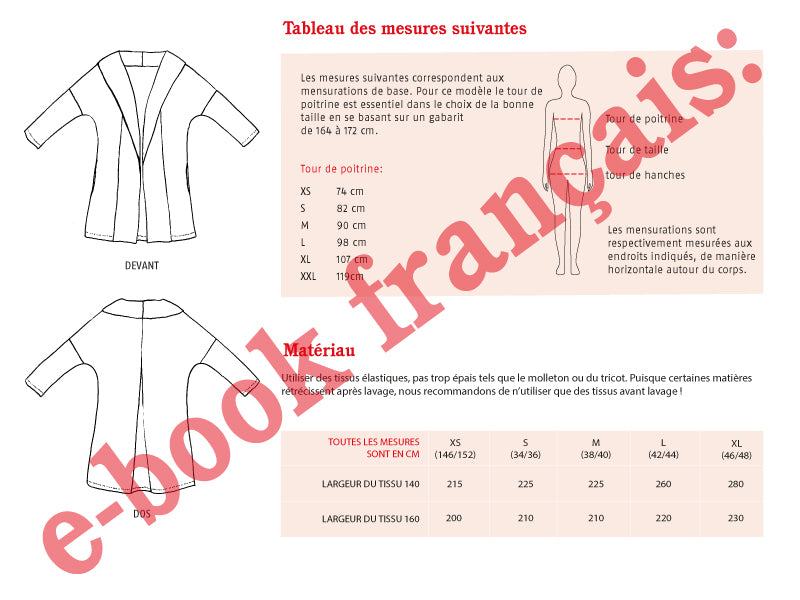 Veste simple Madame KATI