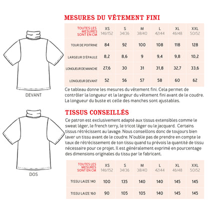 Pull à col roulé Madame DÖRTE