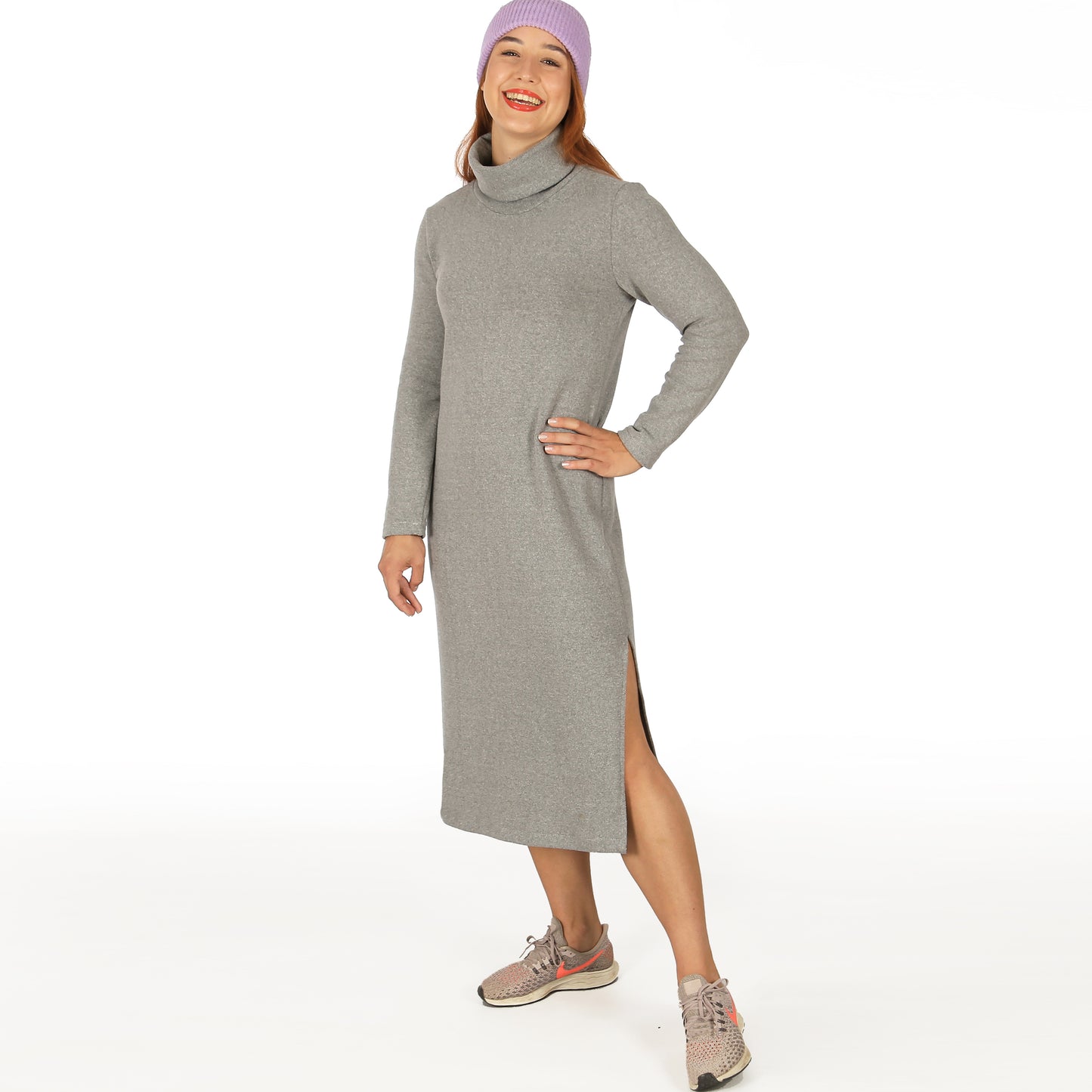 Robe Droite fendue Madame NORA