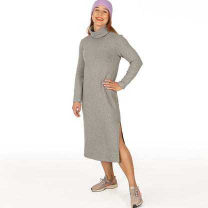 Robe Droite fendue Madame NORA