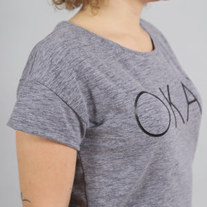 Madame TINA • T-shirt basique décontracté à manches courtes