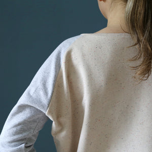 Madame MONA • Sweater raglan, court décontracté à manches étroites