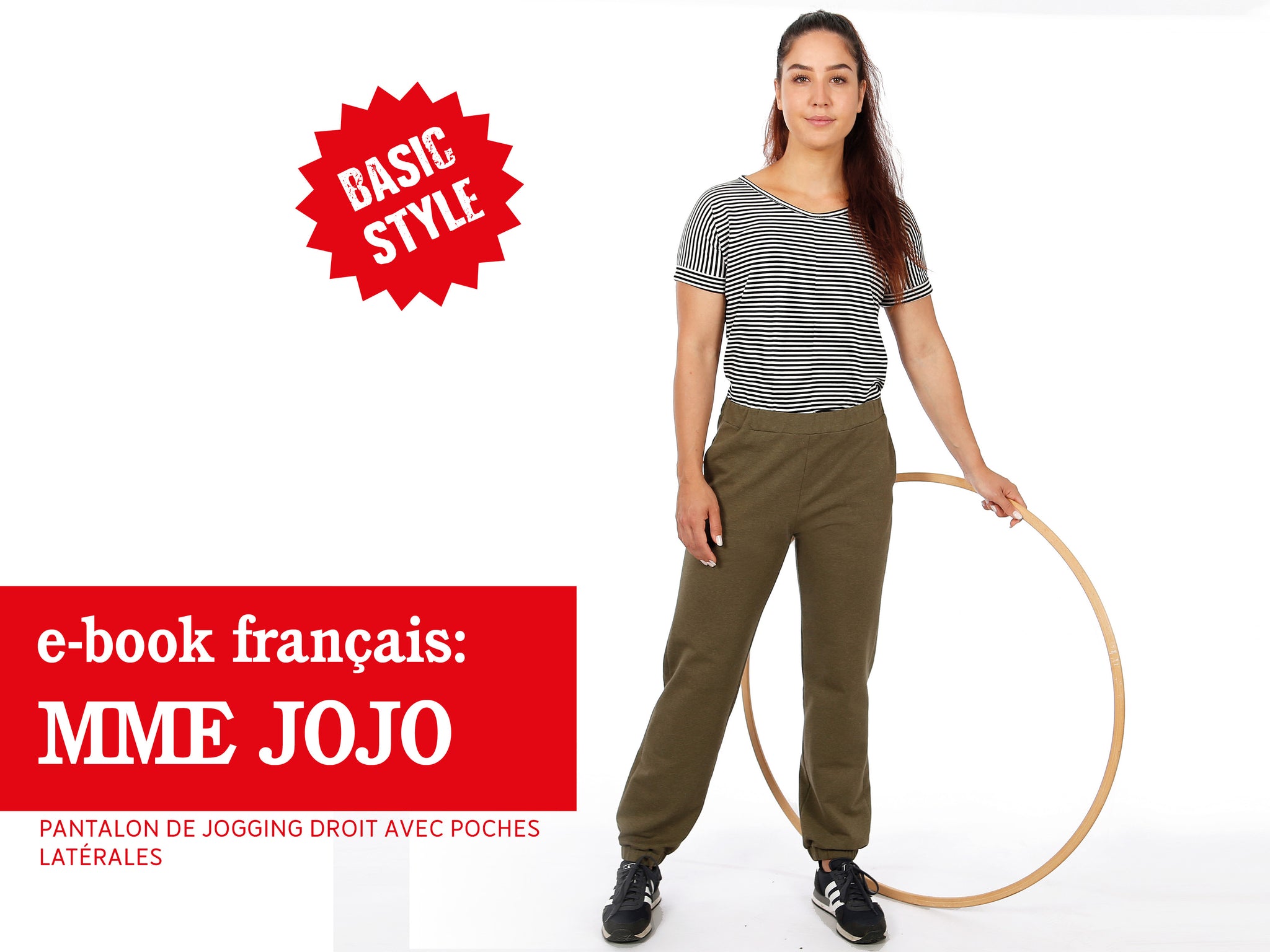 Madame JOJO • pantalon de jogging droit avec poches latérales – STUDIO  SCHNITTREIF Französisch