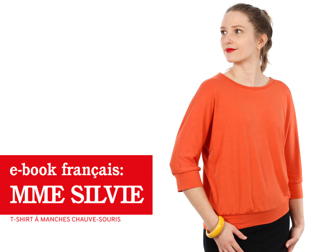 Madame SILVIE • t-shirt à manches chauve-souris