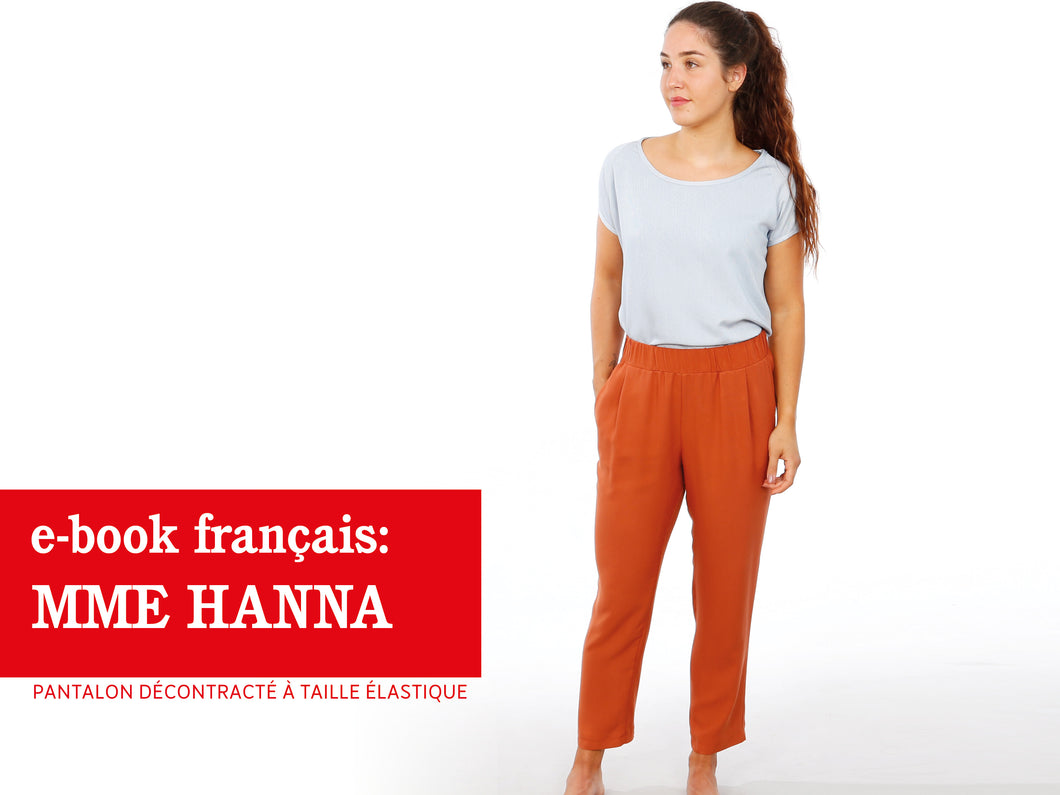 Madame HANNA • Pantalon décontracté à taille élastique