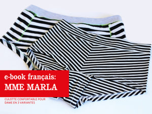 Madame MARLA • Culotte confortable pour dame en 3 variantes