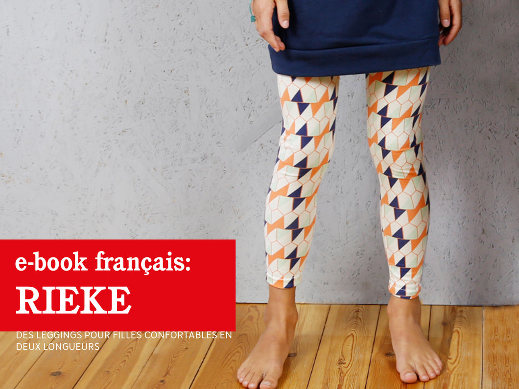 RIEKE • Des leggings pour filles confortables en deux longueurs
