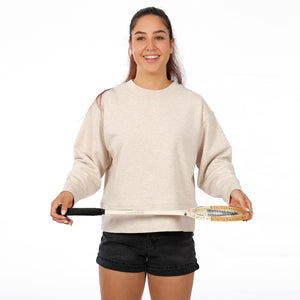Madame ZORA • Sweat-Shirt oversized avec large bande de ceinture